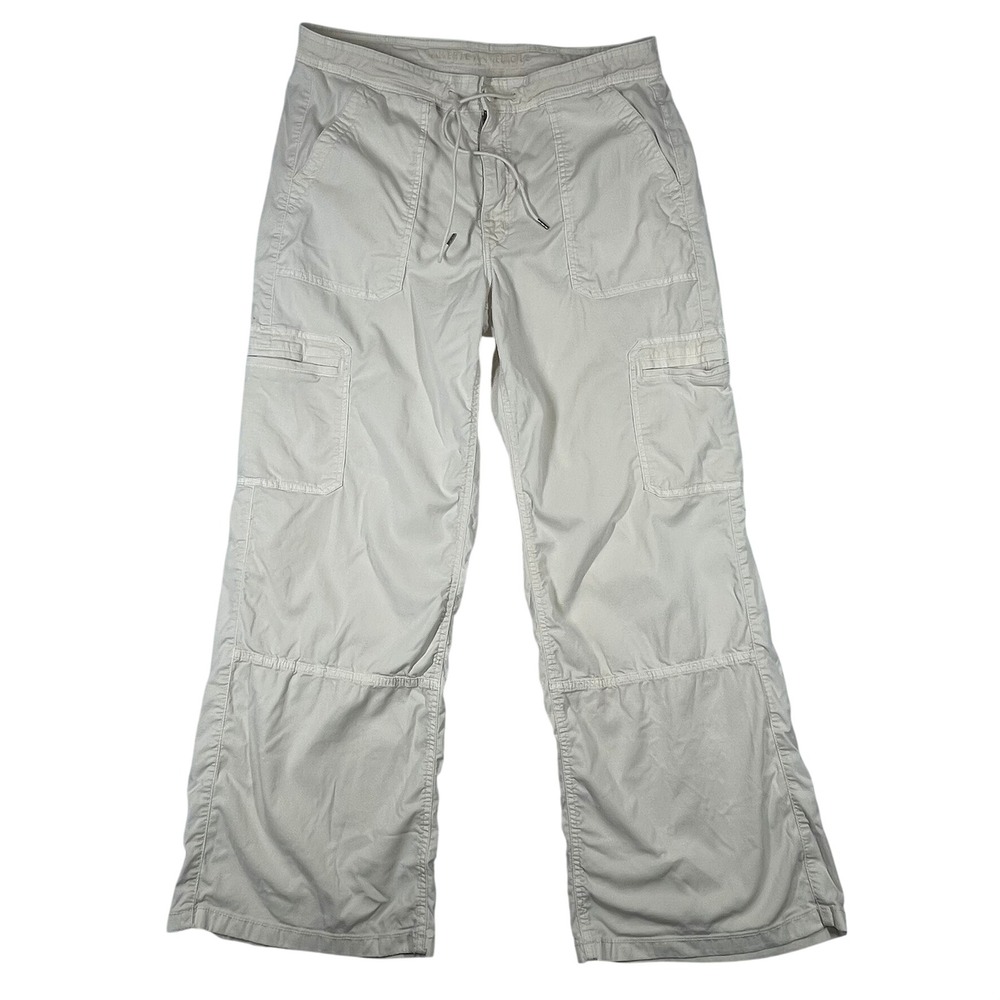 American Eagle Baggy Wide Leg Pants Women's 14 (Fits 37x31) Drawstring Utility